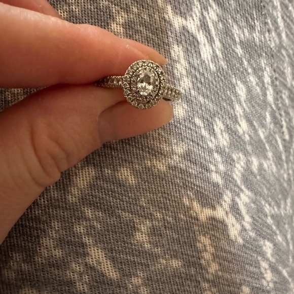 Princess ring half carat. - Picture 5 of 12